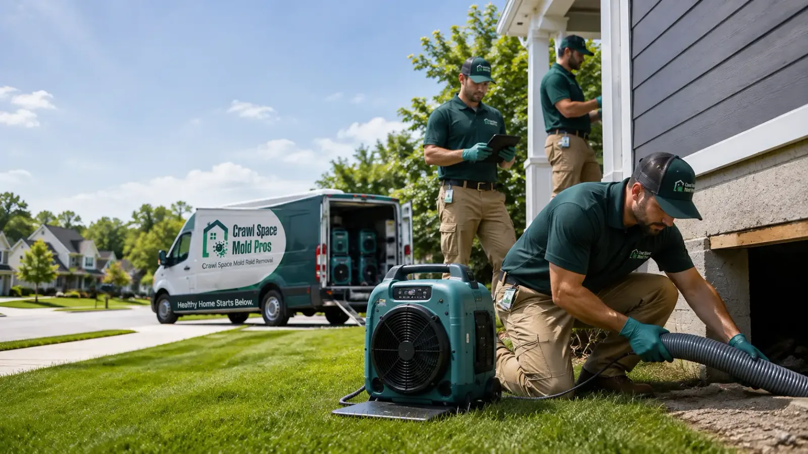 Crawl Space Mold Removal in Keenes, IL